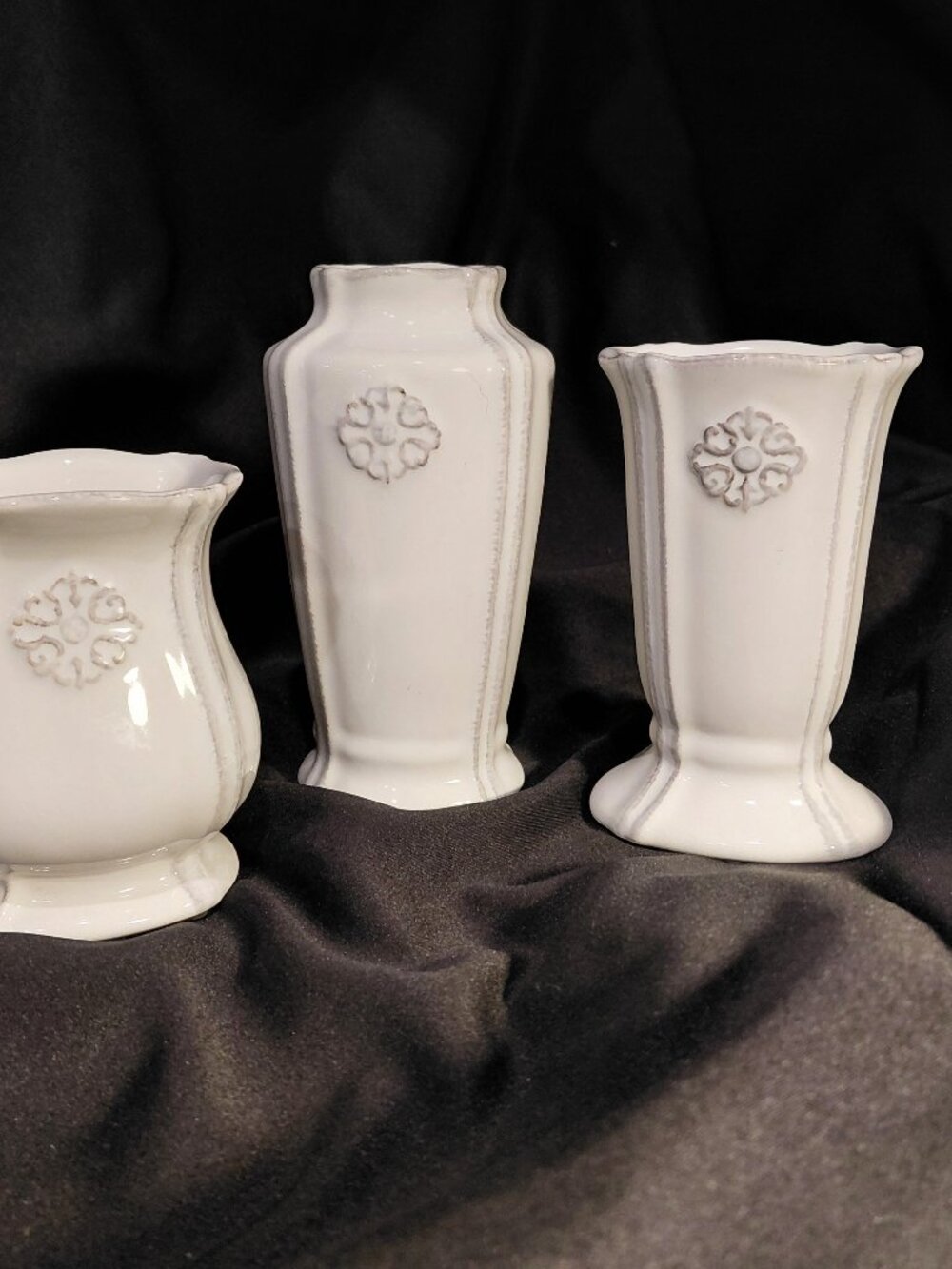 3 "Southern Living at Home" lovely bud vases, new in box